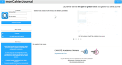Desktop Screenshot of moncahierjournal.com