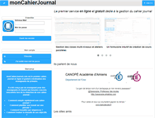 Tablet Screenshot of moncahierjournal.com